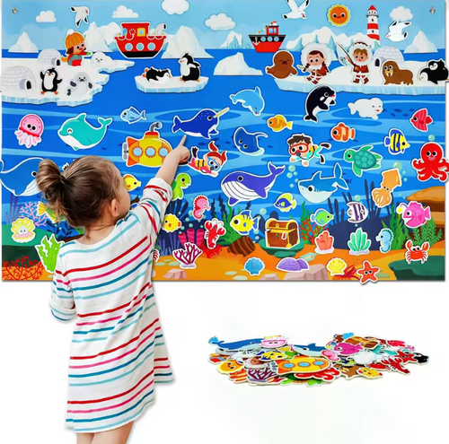 Arctic & Ocean felt board
