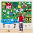 Busy Farm felt board